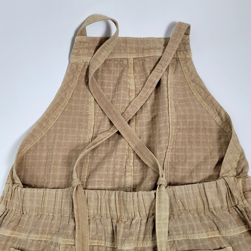 Free People Savannah overalls size large tan brown in color - Picture 7 of 14
